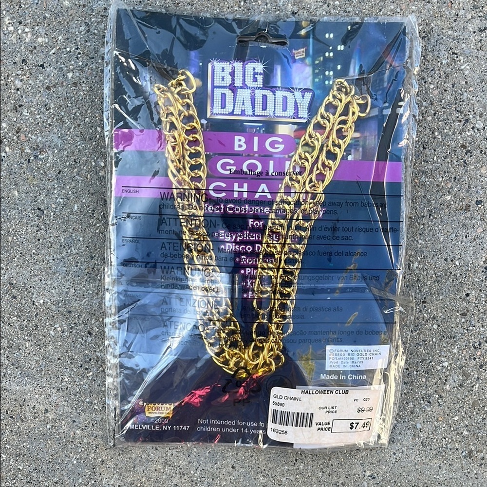 Big Daddy Gold Chain Necklace